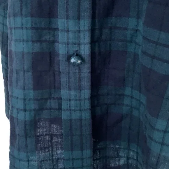 Harvey Faircloth Flannel Size Zip Button Down - Picture 11 of 12